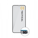 Tactical apsauginis stiklas Shield 5D skirtas Apple iPhone 11 Pro Max / XS Max su juodos spalvos kra&scaron;teliu