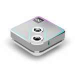 &bdquo;Alphacool Core 1 Aurora&ldquo; procesoriaus au&scaron;intuvas, ARGB - Sidabrinis