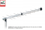 TV Antena ISKRA P-2845 GTL7 Sidabrinis