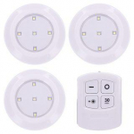 Solight LED lemputės su nuotolinio valdymo pulteliu, 3x 50lm, laikmatis, maitinamas baterijomis
