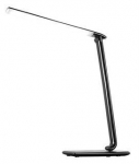 Solight LED stalinis &scaron;viestuvas reguliuojamas, 12W, pasirenkama &scaron;viesos temperatūra, USB, juodas blizgus
