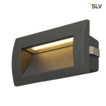 slv DOWNUNDER lauko LED M įleidžiamas sieninis &scaron;viestuvas, antracito spalvos, SMD LED 3000K, IP55