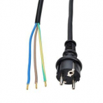 Solight flekso kabelis, 10m, 3 x 1,5mm2, guminis H07RN-F3, juodas