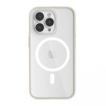 Dėklas Woodcessories Clear Case MagSafe Offwhite iPhone 14 Pro Max