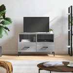 TV staliukas Televizoriaus spintelė, pilka ąžuolo, 80x36x50cm, mediena