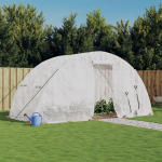 &Scaron;iltnamis su plieno rėmu, baltos spalvos, 5x2x2,3m, 10m&sup2;