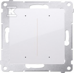 Kontakt-Simon Simon 54 GO Lighting mygtuko valdiklis - 2 5A i&scaron;ėjimai, i&scaron;maniuoju telefonu valdomas WiFi 230V (modulis) baltas DEW2W.01/11