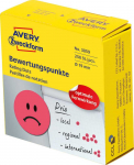 Avery Zweckform Ratas su simboliais, kuriuos galima pasirinkti, 'Sad Facce', 250 vienetų / ritinėlis, O19 mm, Avery Zweckform, RUD
