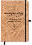 Užra&scaron;ų knygelė kam&scaron;tiniu vir&scaron;eliu "Užra&scaron;ytos mintys" (A5)