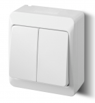 Jungiklis ELEKTRO-PLAST HERMES, 2 klav., IP44