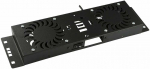 Lanview 2 FANS, ON/OFF CONTROLLED FAN MODULE Juodas