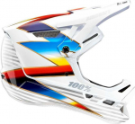 100% Helm full face 100% ORLAIVIO COMPOSITE Helmet Knox Baltas v. L (59-60 cm) (NAUJA)