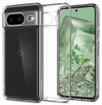 Spigen Ultra Hybrid dėklas skirtas Google Pixel 8, spalva - Crystal Clear
