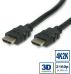 VALUE Kabelis HDMI Ultra HD+Ethernet juodas 2.0m