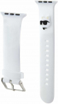Apyrankė Apple Watch 4 / 5 / 6 / 7 / 8 / SE (38 / 40 / 41 MM) Karl Lagerfeld 3D Rubber Choupette Head (KLAWMSLCNH) baltos spalvos