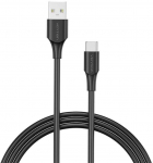 Vention USB 2.0 A į USB-C 3A kabelio ventiliacijos anga CTHBH 2m juoda