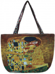 Carmani Hanipol Krep&scaron;ys su užtrauktuku, dvipusis spaudinys - G. Klimt, Kiss