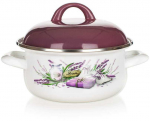 Banquet Puodas emaliuotas 22cm 2,9l,Lavander