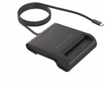 Skaitytuvas Conceptronic CONCEPTRONIC Smart ID kortelių skaitytuvas USB-C SCR01BC juodas