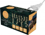 PR 60 LED girlianda, varvekliai, &scaron;iltai balta &scaron;viesa + blykstė