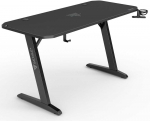 SENSE7 Nomad klasikinis ra&scaron;omasis stalas, juodas, 140 cm x 60 cm, klasikinis