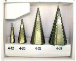 Grąžtas Grąžtų pakopinių rinkinys HSS4-39mm 4d.(15p.13pak9pak.5p.2mm)