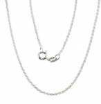 Sidabrinė grandinėlė Rope 1,3 mm - 3.2 g. - 47 - 1,3 mm.