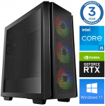 Stacionarus kompiuteris INTOP i5-12400F 32GB 250SSD M.2 NVME RTX3050 6GB WIN11 (RW35285WH)