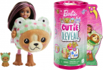 Mattel Čelsės &bdquo;Cutie Reveal&ldquo; rinkinys, mink&scaron;tutėlių kostiumų serija - &scaron;unelis + varlytė
