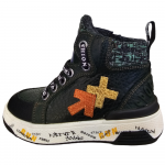 Batai su vilna MONSTER Juodas