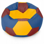 Blue Sėdmai&scaron;is-pufas vaikams Ball XXL (40 cm), Geltona/Raudona/Mėlyna