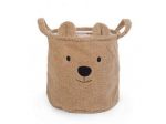 CHILDHOME DAIKTŲ IR ŽAISLŲ LAIKYMO KREP&Scaron;YS 30X30X30 CM, TEDDY BEIGE