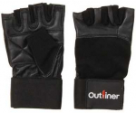 Odinės treniruočių pir&scaron;tinės Outliner SG-1164, juoda, XL