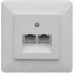 ZE Kommunikationstechnik 1-628.03.8.11, balta, 80 mm, 80 mm, 32 mm