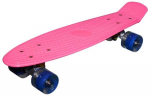 MCU-Sport Rožinė LED Skateboard m/LED Lys + ABEC7