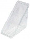 Plus Pack Plastikinis padėklas su dangčiu, platus, 4 sluoksnių, sumu&scaron;tinis, A-PET, 185x78x85mm, 500 vnt./pakuotėje - (500 vnt.)