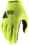Dviračių/Motokroso pir&scaron;tinės 100% Ridecamp Fluo Geltona
