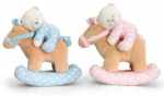 KEEL TOYS me&scaron;kiukas ant muzikinio arkliuko, 1 vnt.
