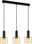 Italux Pakabinamas &scaron;viestuvas Santia PND-65342-3-BK+AMB