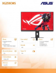 Monitorius ASUS ROG Strix XG259CMS, 24,5", 1920x1080, 310Hz, IPS, 1ms
