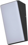 10W LED sieninis fasado &scaron;viestuvas FAMA 4K, juodas, 4000K
