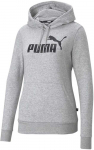 Bluza damska Puma ESS Logo Hoodie TR pilka 586791 04 (M)