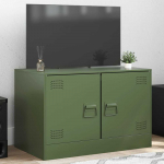 TV staliukas Televizoriaus spintelė, alyvuogių žalia, 67x39x44cm, plienas