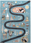 Dywan BEO ROUTE spalva mėlyna 140x190 Hakano
