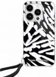 Apple iPhone 15 Pro Karl Lagerfeld dėklas IML Zebra Pattern & Cord (KLHCP15LHZBPKCCK) juodos spalvos