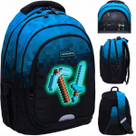 Astrabag Mokyklinė kuprinė - Pixel Mėlyna