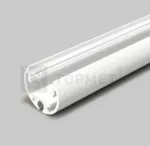 3m LED juostos profilis PEN12 CJ, baltai dažytas