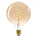 Atmosphera Dekoratyvinė LED lemputė SOFT ABER, G125 4W, gintaro spalva