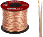 Garsiakalbio kabelis 2x0.22mm permatomas 25m