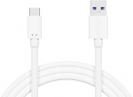 USB 3.0 A - USB-C jungtis 2m balta BLISTER